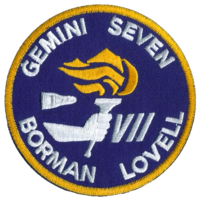 GEMINI 7 WITH BORMAN AND LOVELL ON THE PATCH